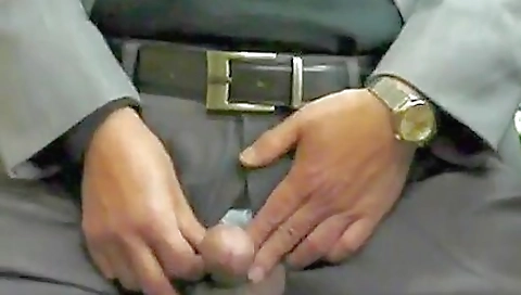 Japanese Old Man.semen Flows Out Of The Penis Erect