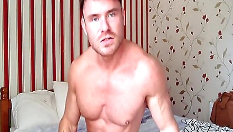 Irish Muscle Guy Burping