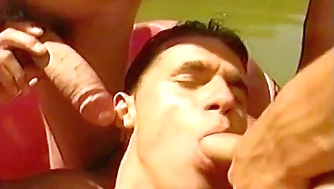 Shaved Dicks Are Being Sucked By Passionate Naked Bo