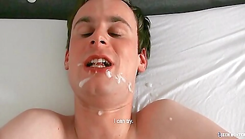 Happy Bareback Anal Fucking With A Brunette Twink